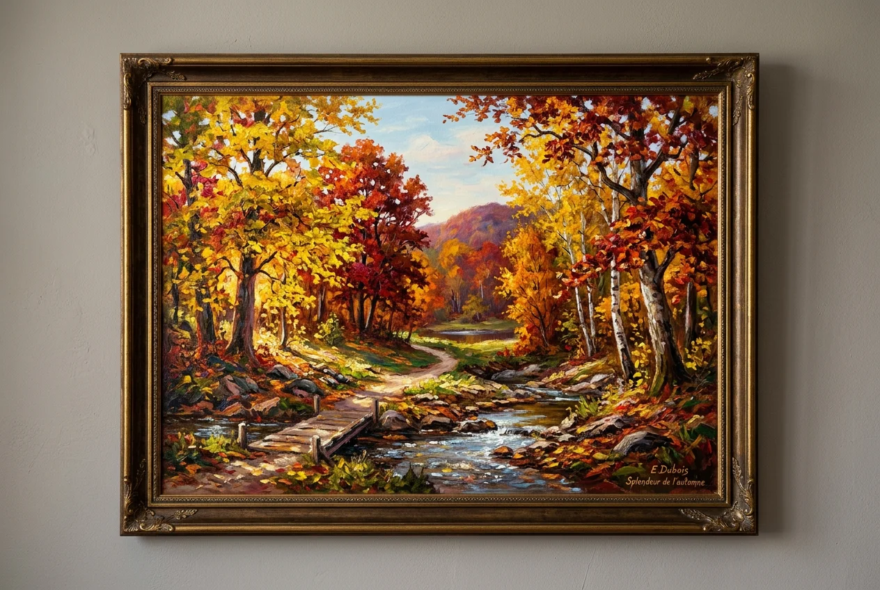 24 x 36 splendeur de lautomne — œuvre de Filion Denise